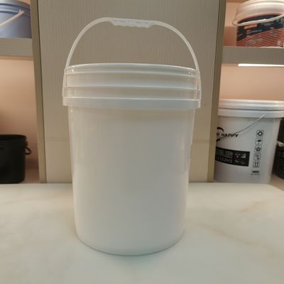 गुणवत्ता  Seal Lid 20 Litre Round Plastic Bucket Screen Printing फैक्टरी