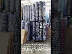 उच्च रासायनिक प्रतिरोधी 1~25 लीटर की प्लास्टिक की बाल्टी ढक्कन के साथ ढेर करने योग्य