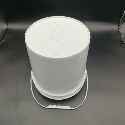 स्क्रीन प्रिंटिंग 10 लिटर गोल प्लास्टिक बाल्टी ढक्कन के साथ ISO9001