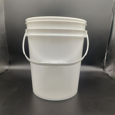 खाद्य ग्रेड 18L 1 गैलन प्लास्टिक रंग बाल्टी हैंडल के साथ