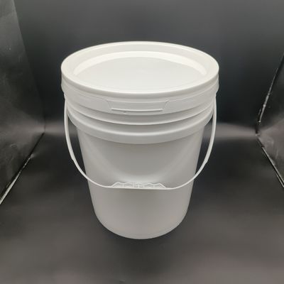 ISO9001 प्रमाणित रासायनिक भंडारण ढक्कन के साथ 20l प्लास्टिक बाल्टी