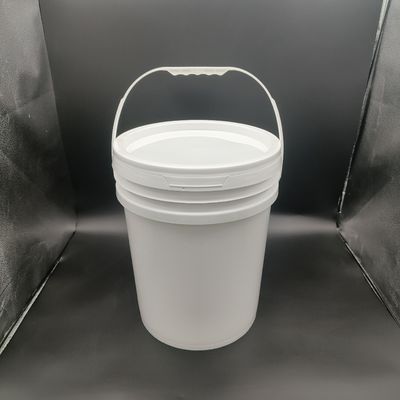 ISO9001 प्रमाणित रासायनिक भंडारण ढक्कन के साथ 20l प्लास्टिक बाल्टी
