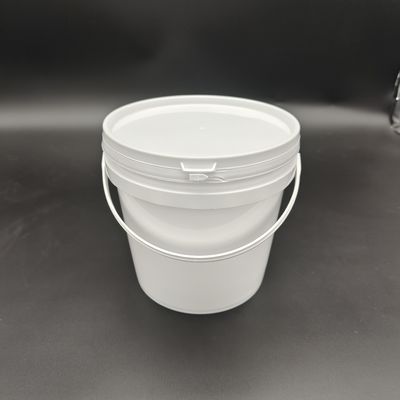 पीपीई एचडीपीई पुनर्नवीनीकरण योग्य खाद्य ग्रेड प्लास्टिक बाल्टी 1L-5L क्षमता एसिड और क्षार प्रतिरोधी