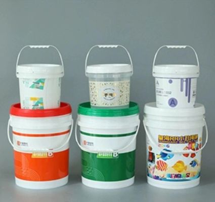 ढक्कन के साथ 1-25L क्षमता गोल प्लास्टिक उर्वरक बाल्टी